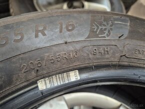 205/55 r16 zimné 4 ks MICHELIN dezén 6,7-6,2 mm DOT2019 - 9