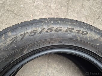 275/55 r19 zimné 4 ks PIRELLI - 7,7 - 7,3 mm DOT2021 - 9