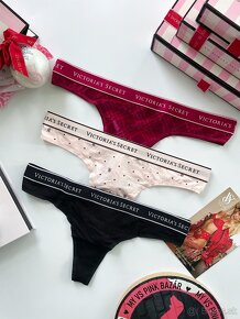 Victoria’s Secret PINK tanga nohavičky L - 9