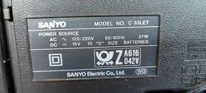 Radiomagnetofon Sanyo - 9