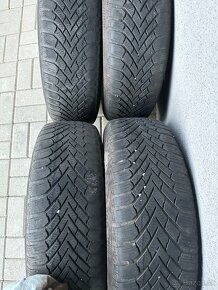 Zimné gumy Continental a plechové disky 185/65 R15 - 9