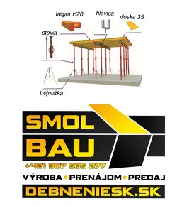 Hlavice,trojnozky,stavebne stojky debnenie - 9
