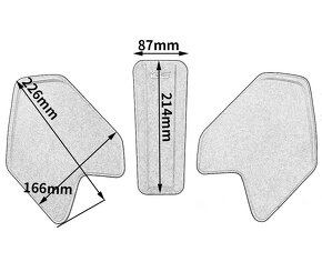 Tankpady, ochrana nádrže BMW R1200 (1250) GS Adv. - 9