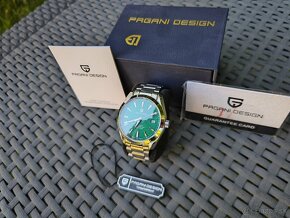 Luxusné hodinky - Pagani Design Green, Omega James Bond - 9