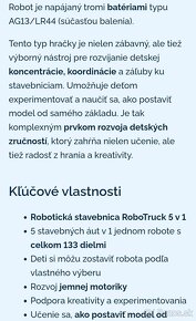 Robot-Robotická stavebnica RoboTruck 5v1 - 9