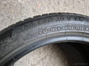 245/45 r20 zimné 4 ks CONTINENTAL dezén 7,8 - 7,3 mm - 9