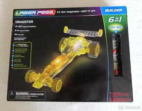 Laser Pegs Dragster 6-in-1 Building Set - 9