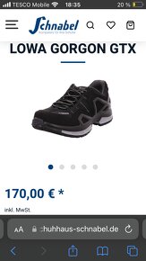 Pánske topánky Lowa Gorgon GTX 44,5 UK 10 nové - 9