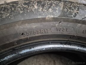 235/55 r17 zimné 4 ks MICHELIN dezén 7,6 - 7,2 DOT2022 - 9