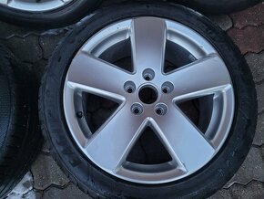 17" ALU 5x112 orig VW Volkswagen + letné pneu Barum 225/45 - 9