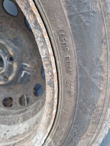 Pneu s plechovými diskami 205/55 R16 - 9