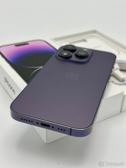 Používaný Apple iPhone 14 Pro 128GB Deep Purple 95% Zdravie - 9