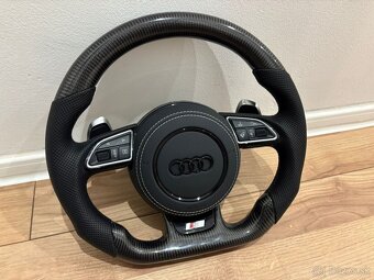 AUDI RS VYHRIEVANY KARBONOVY VOLANT S RS PADLAMI - 9