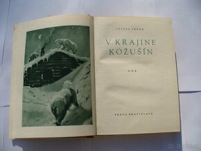 Jules Verne,V krajine kozušín r.1950 ilustroval Z.Burian - 9