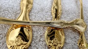 Luxusný zlatý set príborov Olympia Solingen - 9