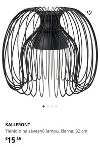 Predám závesnú lampu IKEA KALLFRONT + kábel JÄLLBY - 9