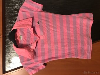 LACOSTE pink damske polotricko S - 9