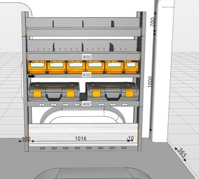 Regálové Systémy skladom pre úžitkové vozidla - 9