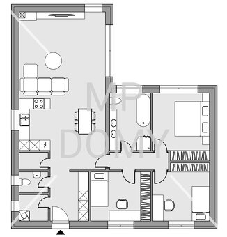 Rodinný dom - Novostavba Lehnice pozemok 800m2 - 9