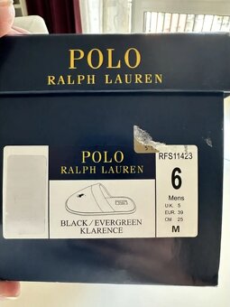 Papuče Polo Ralph Lauren - čierne, vel.39 PC: 90 eur - 9