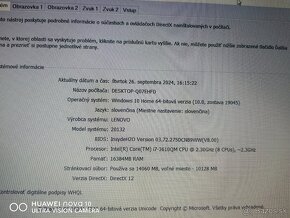 PREDANÉ.. Lenovo Y580 I7,16gb ram,2gb grafická,256gb ssd... - 9