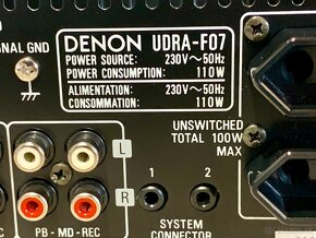 DENON UDRA-F07 … FM receiver + DENON UCD-F07 … CD prehravač - 9