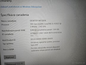 HP ProBook 450 G8 I5  strieborná - 9