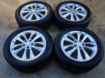 17" Alu kola  5x112 MERCEDES W205 C-CLASS ZIMNÍ+ČIDLA - 9