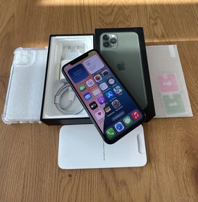 iPhone 11Pro 64gb Midnight Green- komplet príslušenstvo - 9