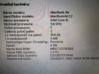 Apple MacBook air 13” i5 /SUPER CENA/ - 9