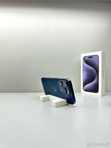 iPhone 15 PRO BLUE TITANIUM ORIGINÁL STAV PRÍSLUŠENSTVO - 9