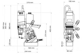 Magnetická vrtačka MINI-35 - 9