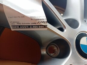 BMW 5 R17 ORIGINÁL NOVA ALU SADA/TPMS - 9