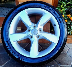 alu R17 5x112, zimné pneu 205/50, orig. Audi A3 + VW Golf - 9