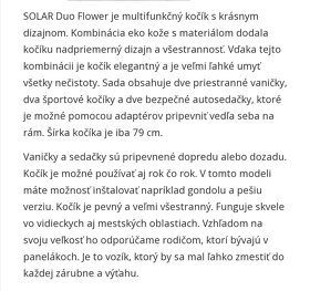 Predam kočík KACBRU SOLAR DUO S EXTRA JUNGLE - 9