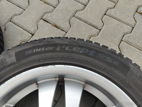 Hliníkové disky BMW style 154 +zimné pneu Hankook 205/55 R16 - 9