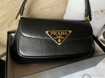 Prada Logo Plaque kabelka s krabicou - 9