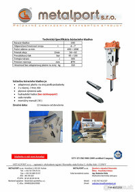 Nové hydraulické kladivo 310kg - 9