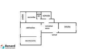 PREŠOV- 2,5 IZBOVÝ BYT, 57m2,LODŽIA, SÍDLISKO SEKČOV, UL. ĎU - 9