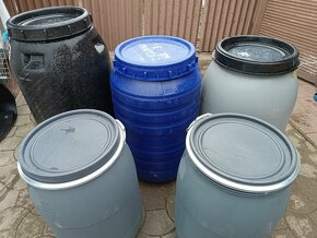 Plastové sudy 220 l,120 l,55 l,50l a vedrá - 9