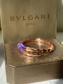 BVLGARI Serpenti Viper náramok, Rose gold - 9