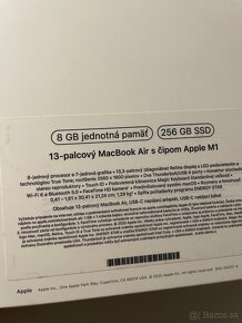 Macbook Air 13" M1 Strieborný SK 2020 - 9