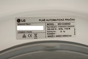 LG  WD10396ND   - perfektný stav - 9