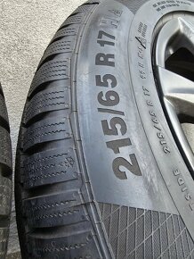 Zimná sada Audi, VW, Škoda, Seat 5x112 R17 pneu 215/65 R17 - 9