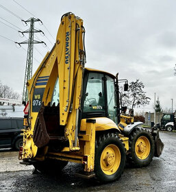 traktorbagr Komatsu WB97 S5 joystick - 9