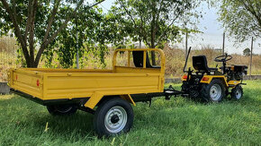 Minitraktor ProGARDEN Campo T18 4x4,18HP benzín - 9