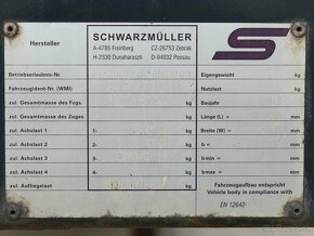 Schwarzmüller SPA 3/E, STANDARD, ZVEDACÍ NÁPRAVA, TŘÍSTRANNÁ - 9