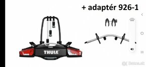 Prenajmem nosic na 3-4 bicykle Thulle, strešný box Thule - 9