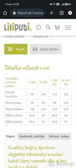 Tehotenská a nosiaca bunda /kabát Liliputi - 9