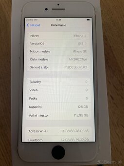 Predám iphone SE 2020,128 GB - 9